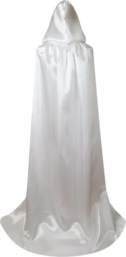 Vista 13 de VGLOOK Capa unisex con capucha para Halloween, Navidad, disfraces y fiesta Negro