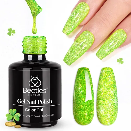 Vista 33 de Beetles - Esmalte de uñas en gel, 1 unidad de 0.5 onzas fluidas (15ml), extracción por remojo, arte de uñas, estética de manicura, bricolaje, curado