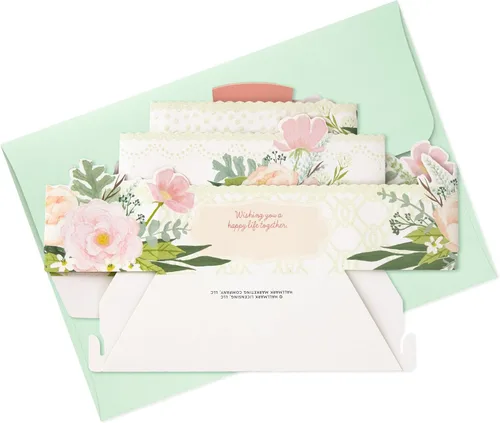 Vista 6 de Hallmark Paper Wonder - Tarjeta de boda desplegable (Felices para siempre)