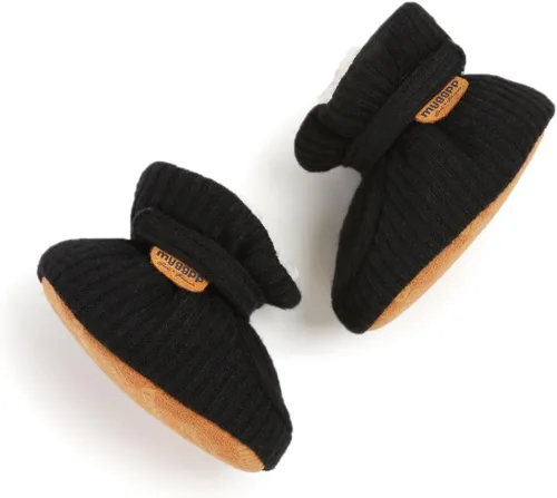 Vista 109 de Botines de forro polar para bebés, niños y niñas, pantuflas antideslizantes con agarre suave, zapatos de calcetín para recién nacidos, cuna