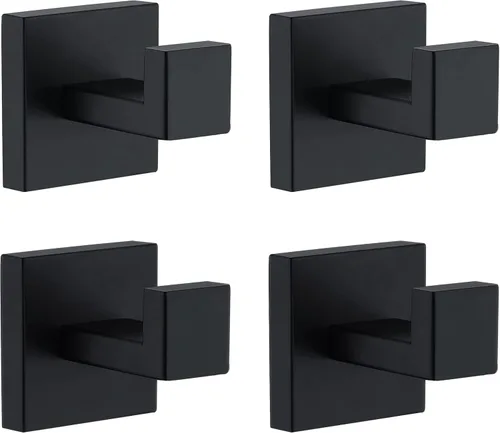 Vista 17 de Ganchos para toallas para baños, gancho de toalla de oro cepillado para cocina y baño, gancho de acero inoxidable SUS304, ganchos resistentes