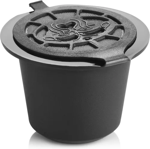 Vista 4 de Cápsulas reutilizables para Nespresso, 6 unidades, recipientes rellenables para máquinas Nespresso (compatibles con OriginalLine)