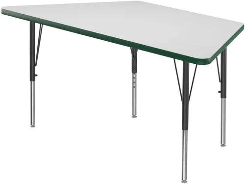 Vista 40 de Correll - Mesa rectangular de 24 x 36 pulgadas, mesa de actividades superior de borrado en seco, altura ajustable (19 a 29), laminado de alta