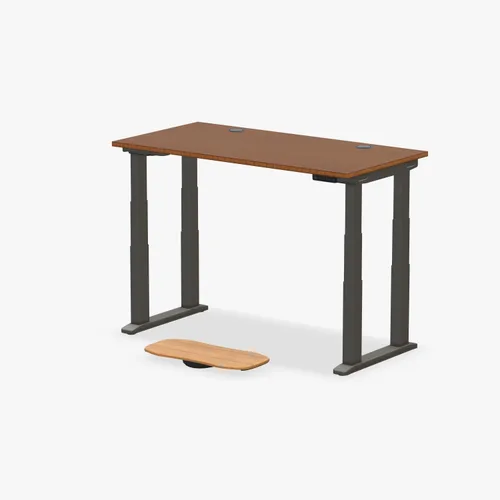 Vista 11 de UPLIFT DESK Bamboo Curve - Escritorio eléctrico de pie V2 (60 x 30 pulgadas), escritorio de pie ajustable de 4 patas, teclado avanzado, ojales