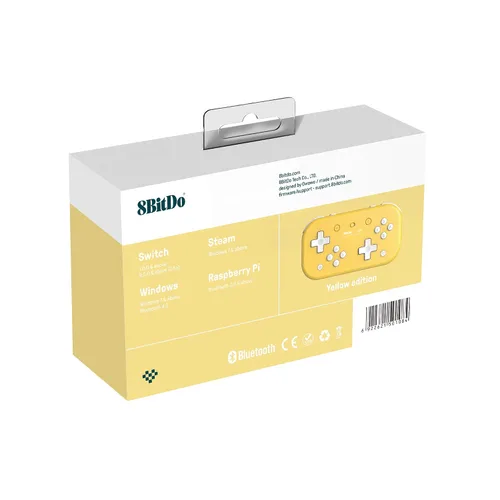 Vista 10 de 8Bitdo Lite Bluetooth Gamepad for Switch Lite, Switch & Windows (Yellow Edition)