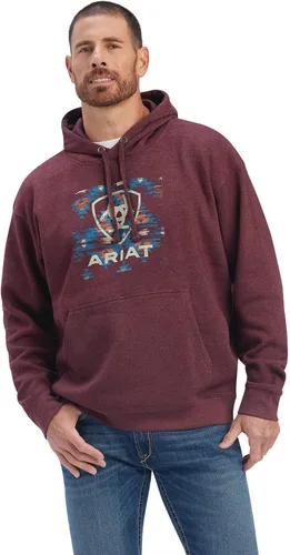 Vista 6 de ARIAT - Sudadera con capucha para hombre Negro