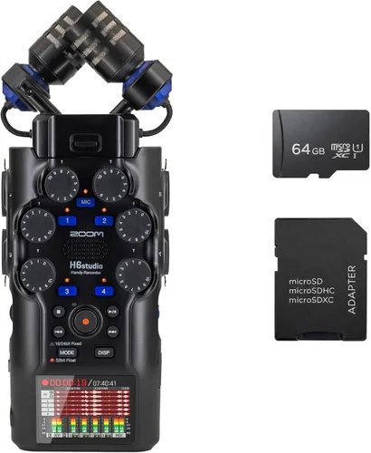 Vista 9 de Zoom Grabadora práctica H6 Studio para cineastas y músicos