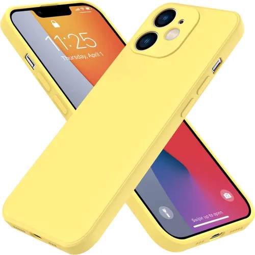 Vista 14 de Funda para iPhone 11, funda de goma de gel de silicona líquida, no amarillenta, funda protectora de silicona multicolor, funda protectora Negro