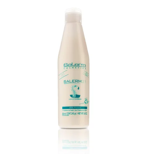 Vista 3 de Salerm Acondicionador sin enjuague de proteína de seda 21 B5 con tratamiento hidratante y reparador del cabello, 1.73 onzas