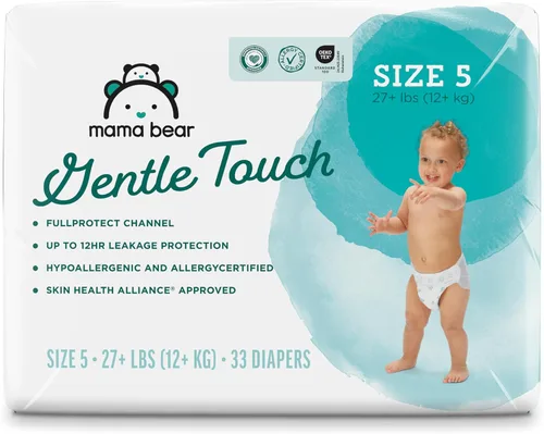 Vista 11 de Marca Amazon - Pañales Mama Bear de toque suave, talla 1, 50