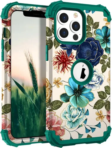 Vista 109 de Hocase Funda para iPhone SE 2022/2020, resistente a prueba de golpes, de plástico duro+goma de silicona, funda protectora híbrida para iPhone SE