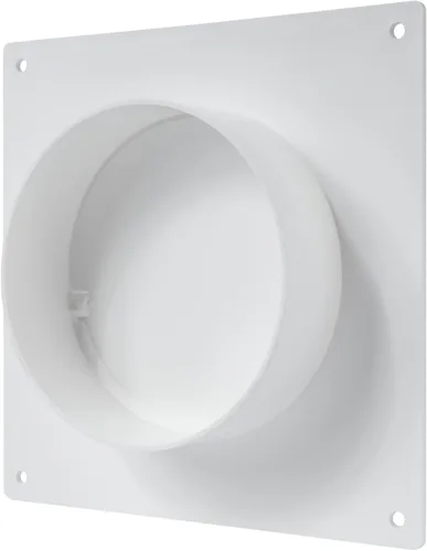 Vista 6 de Vent Systems Placa de conector de conducto de ventilación de aire de 4 pulgadas Brida de conector de conducto de ventilación recta Placa de conector