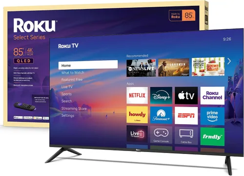 Vista 19 de Roku Smart TV 2026 – Serie Select de 43 pulgadas, 4K HDR TV – Roku TV con control remoto por voz – Televisión LED de pantalla plana con Wi-Fi