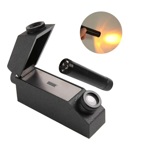 Vista 7 de Refractómetro de gemas, joyería RHG181 1.30-1.81 Refractómetro profesional de gemas de ldentificación con líquido de índice reflectante de 0.1 fl oz