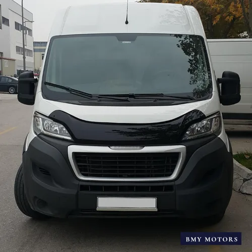Vista 4 de BMY - Deflector de capó/protector de insectos delantero compatible con Peugeot Boxer 2014-2019 Protector de capó Partículas e insectos