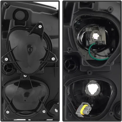 Vista 5 de ACANII - Faros de repuesto halógeno para Cadillac CTS 2008-2013, lado del conductor y del pasajero