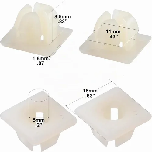 Vista 7 de Tornillos de matrícula con insertos de nailon, tornillos de matrícula de acero inoxidable a prueba de óxido para matrículas, marcos y cubiertas