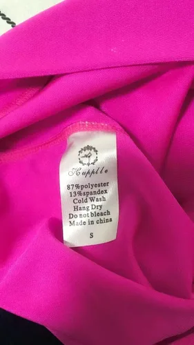 Vista 6 de Hupplle Moda neón elástico flaco brillante Spandex Leggings Pantalones