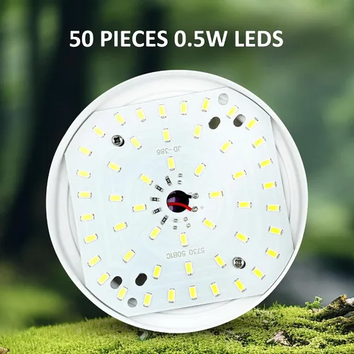 Vista 7 de 2 luces de tienda de campaña recargables 2400mAh LED luz de camping, IPX5 impermeable para camping, al aire libre, corte de energía