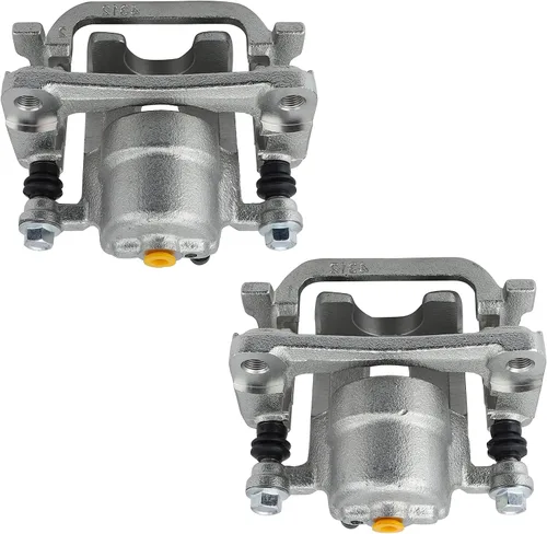 Vista 3 de BRTEC 19B2792 19B2793 Pinzas de freno traseras con herrajes para Nissan 2004-2009 Quest, 2003-2007 para Nissan Murano, 2003-2005 para Nissan 350Z