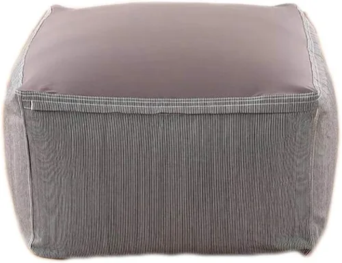Vista 19 de Funda de sofá perezosa, puf de tela de lino, puf puff para sala de estar, tatami, sillas acolchadas para adultos y niños (relleno no incluido), S1