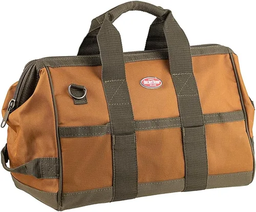 Vista 5 de Bucket Boss Gatemouth 16 - Bolsa de herramientas en color marrón, 60016, 15 litros (marrón)