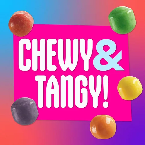Vista 2 de SweeTARTS Mini masticable, caramelo, frutas mixtas, 12 onzas Cherry grape lemon apple orange, sweet tart chewy, resealable share bag, party candy