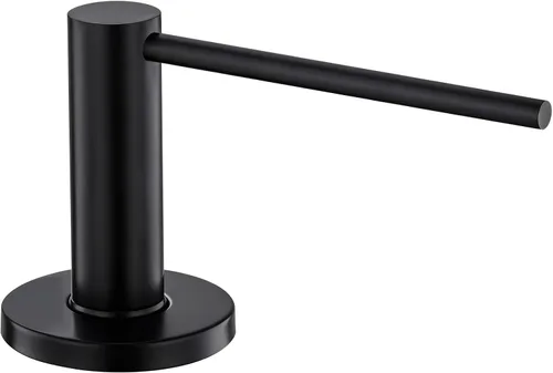 Vista 9 de GAPPO Dispensador de jabón para fregadero de cocina, dispensador de jabón integrado para fregadero, cabezal de bomba de acero inoxidable de níquel