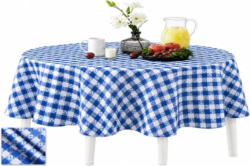 Vista 12 de Newbridge Mantel cuadrado de vinilo de 52 x 52 pulgadas con reverso de franela, a cuadros de taberna bistró, café a cuadros para interiores y Negro