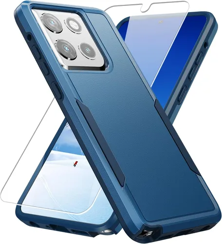 Vista 20 de Funda para Moto G Stylus 5G 2022, con Protector de Pantalla, [Probada contra Caídas de Grado Militar] Funda Protectora de Servicio Pesado Resistente