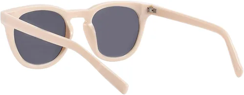 Vista 3 de Kelens Classic - Gafas de sol de marco de plástico retro redondo para mujer protección UV400 lentes polarizadas