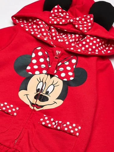 Vista 2 de Disney girls Minnie Polka-dot Bow Hoodie