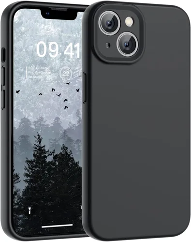 Vista 154 de SUPFINE - Funda diseñada para iPhone 12, silicona líquida premium con [forro de microfibra suave antiarañazos][protección de cámara mejorada], funda