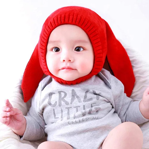 Vista 2 de Gorros de piloto con orejeras de ganchillo, gorro de punto cálido para invierno, para bebés, niñas y niños