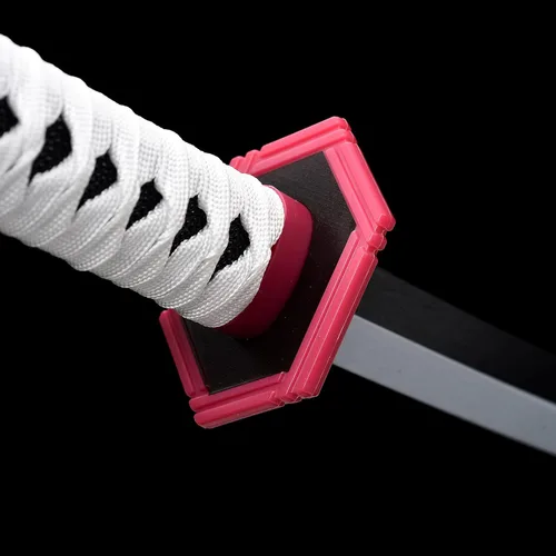 Vista 43 de ziqing Espada samurái de anime hecha a mano, espada Agatsuma Zenitsu, espada Kamado Tanjirou, espada Rengoku Kyoujurou de 41 pulgadas, varios