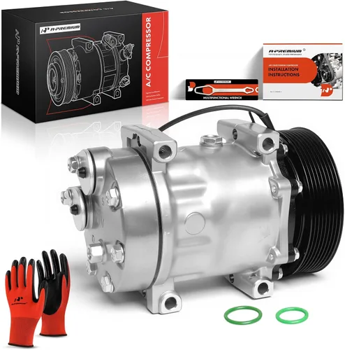 Vista 10 de A-Premium Compresor de aire acondicionado con embrague compatible con Volvo FH12 FH16 for FH12 FH16