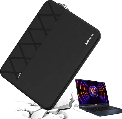 Vista 25 de Smatree Funda para portátil MSI Summit 13 AI+Evo Copilot+PC/E13 AI Evo A1M, para Summit E13 Flip Evo de 13.4 pulgadas, funda con bolsillo