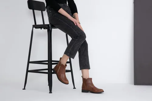 Vista 4 de Jeossy Botines 9008 para mujer, con cremallera, casuales, para otoño, para mujer