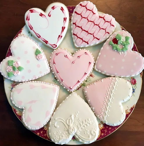 Vista 6 de Juego de 5 cortadores de galletas con forma de corazón para el día de San Valentín, moldes de acero inoxidable para aniversario, novia, compromiso