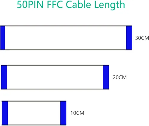 Vista 7 de SUPERPLUS Mini PCI-E Express mSATA Cable de extensión para tarjeta inalámbrica y adaptador de minitarjeta media/tamaño completo
