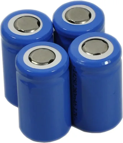 Vista 4 de 4X 14250 LS14250 CR14250 1/2 AA batería superior plana recargable 3.7V Li-ion para linterna LED s1a