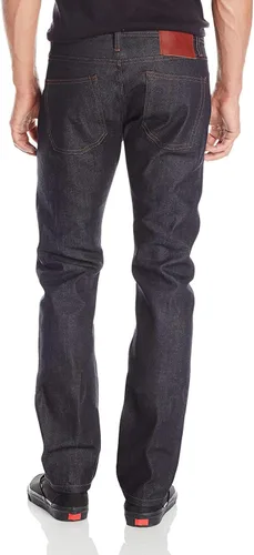 Vista 2 de The Unbranded Brand UB122 Skinny Indigo Stretch Selvedge para hombre