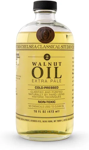 Vista 16 de Chelsea Classical Studio Barniz de retoque de lavanda, utilizado para la protección de obras de arte al óleo y transpirabilidad, botella de 2 onzas