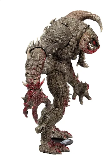 Vista 3 de McFarlane Toys, Spawn Comic Violator (Bloody) Spawn Mega figura con 22 piezas móviles, figura coleccionable de DC con base de soporte