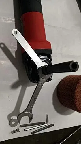 Vista 3 de Rueda abrasiva Adaptador de conversión de rueda de tira de carburo de silicio 5/8 "-11 Amoladora de roscas convertirse en bruñidor Máquina