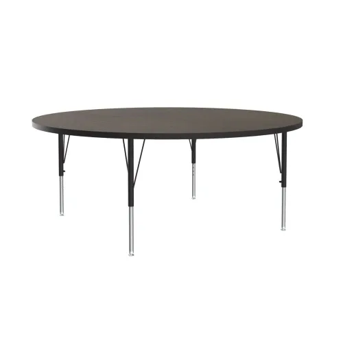 Vista 41 de Correll - Mesa de actividades rectangular Econoline de 30 x 60 pulgadas, parte superior de melamina de granito gris, altura ajustable