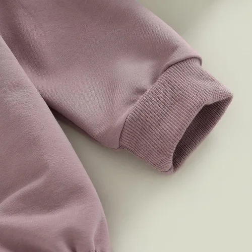 Vista 79 de SOLILOQUY Traje de manga larga con cuello redondo para el primer día de San Valentín para bebé niño y niña, mameluco de corazón de amor
