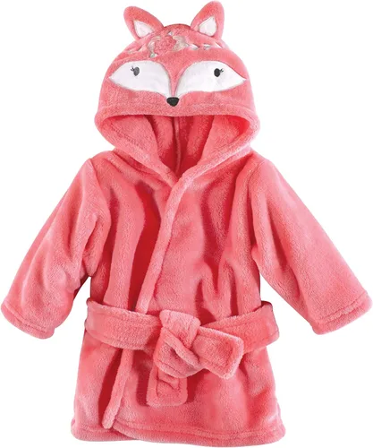 Vista 46 de Hudson Baby - Bata de baño unisex de peluche con cara de animal para bebé Azteca
