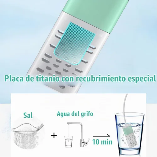 Vista 2 de Generador de hipoclorito de sodio Generador multiusos de suministros de limpieza, tiras de prueba de cloro incluidas