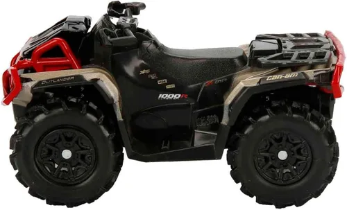 Vista 3 de Nuevo modelo Ray Can-Am Outlander XMR 1000R ATV negro y dorado fundido a presión